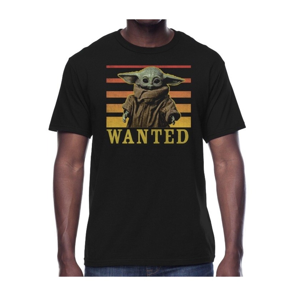 Star Wars The Child Mandalorian Mens Graphic Tshirt Large New with Tags Black